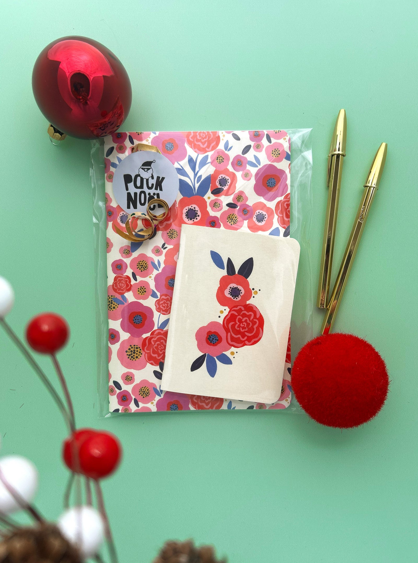 Pack 2 carnets - Festival de fleurs / Floral