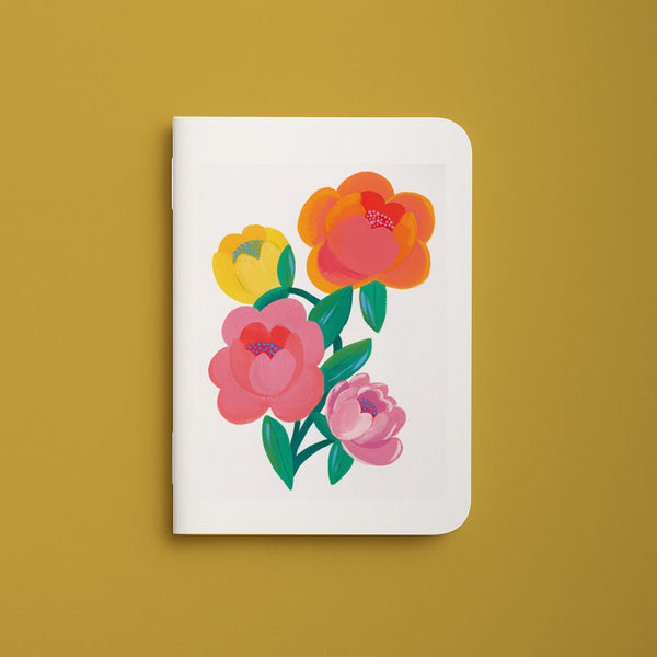 Carnet de poche - Pivoines