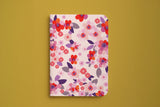 Carnet du pack Sakura, couverture rose pâle semée de fleurs de cerisier