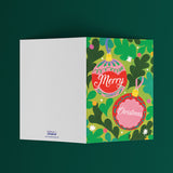 Carte Pliée - Carte de vœux "Merry christmas"