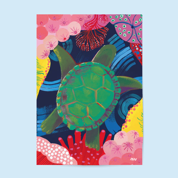 Tirage d'Art - Tortue