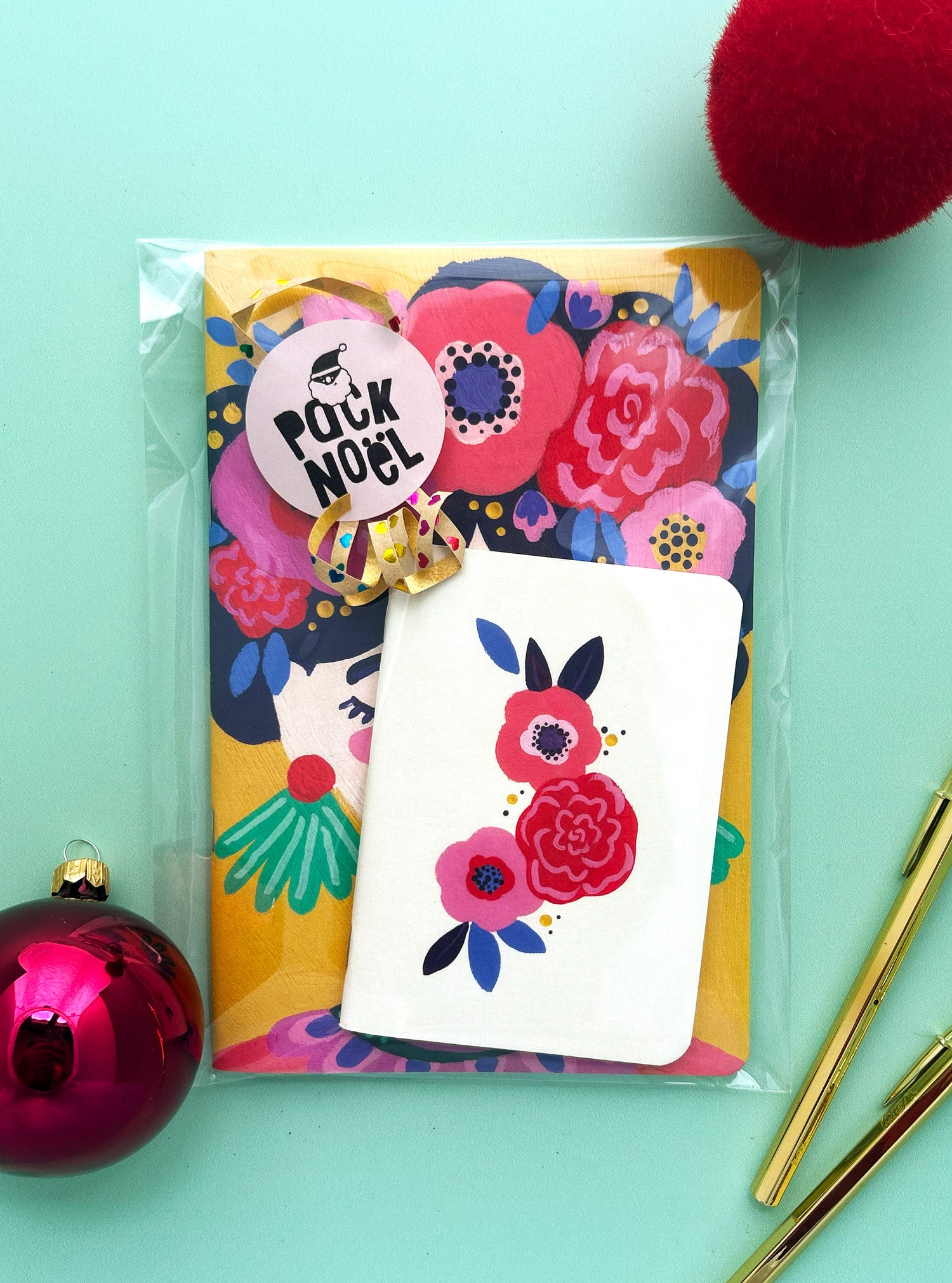 Pack 2 carnets - Frida / Floral