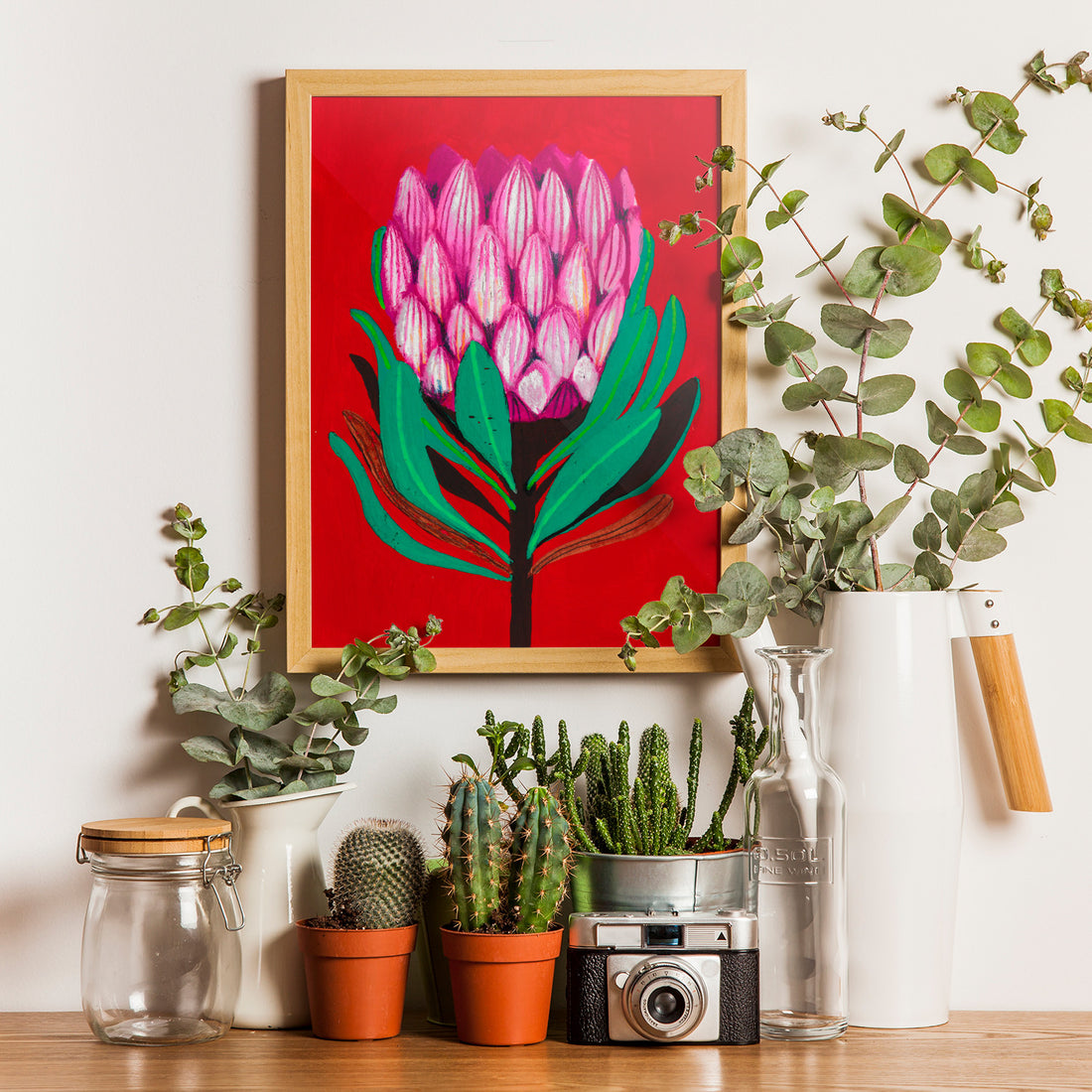 Peinture originale - Protea