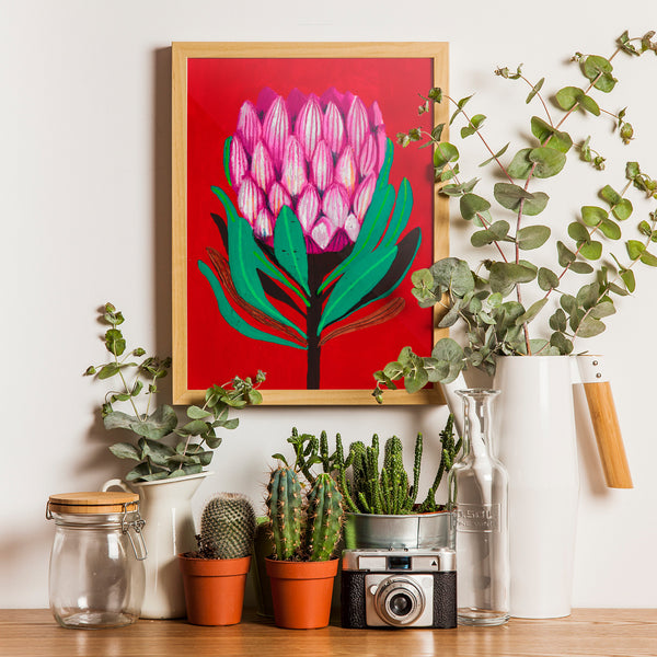 Peinture originale - Protea