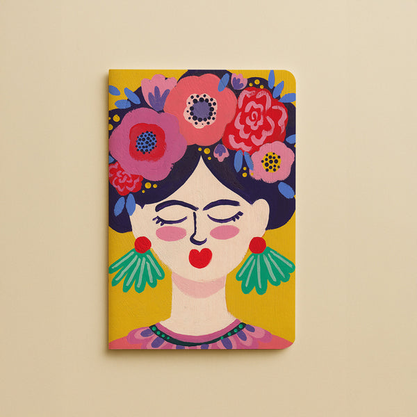 Carnet de poche - Frida en fleurs
