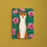 Carnet de poche - Guépard fleuri