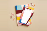 Pack Mondrian : carnet A5 et bloc-notes to do list illustrés Hello couleur
