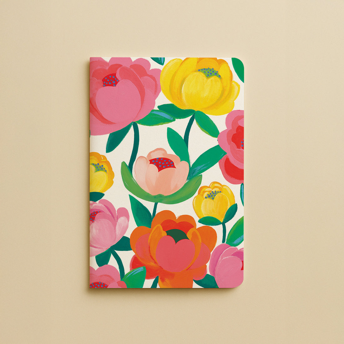 Carnet A5 - Pivoines